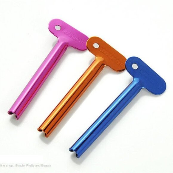 Paul Mitchell Color Tube Key Set – Metal Tube Squeezer – 3 Colors + Key Ring - Picture 2 of 3